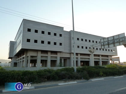 משרדים להשכרה במפרץ חיפה - בניין בהקמה