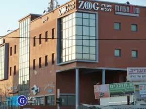 אולם תצוגה ומשרדים - בית אינדרה במפרץ חיפה